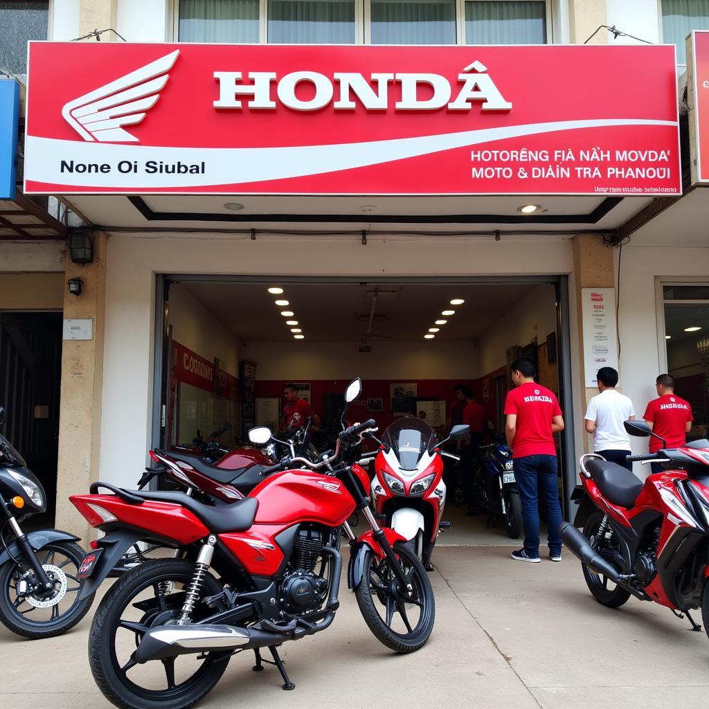 Đại lý xe máy Honda uy tín tại Sông Trà