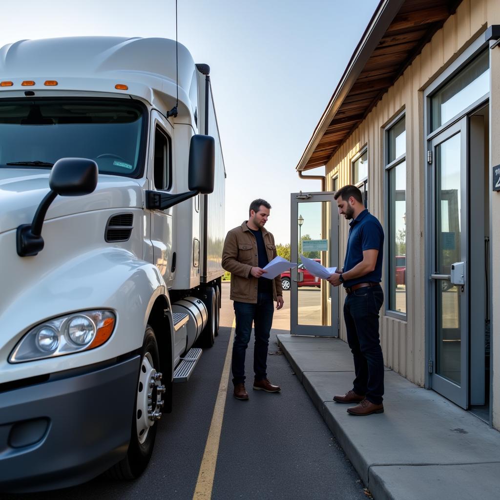 Đăng ký tạm thời xe tải