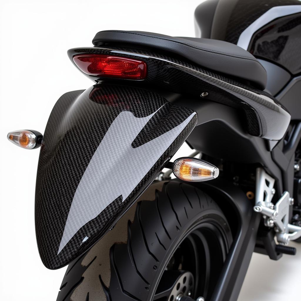 Honda Vision carbon fiber rear fender