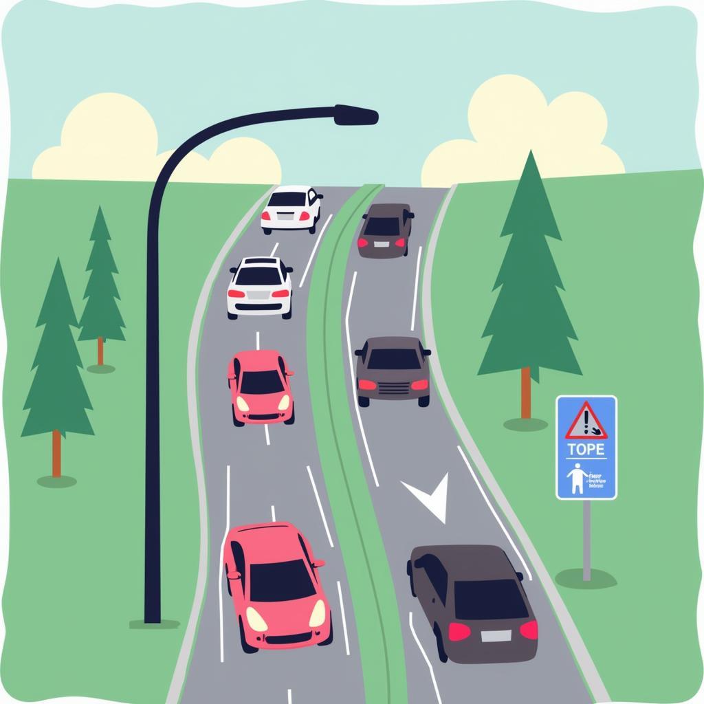 Cách Đi Đúng Làn Đường Cho Ô Tô