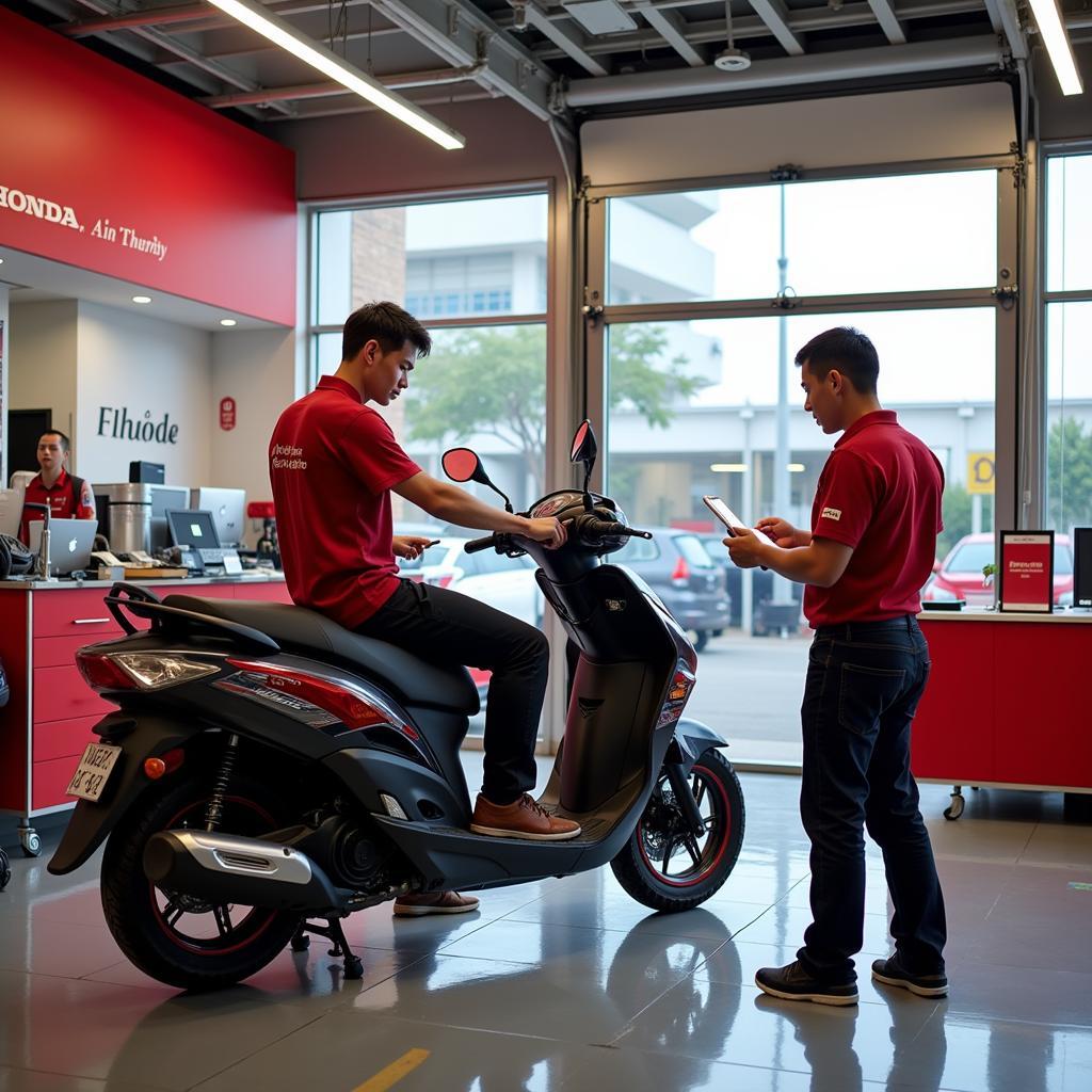 Dịch vụ hậu mãi chuyên nghiệp Honda An Thành