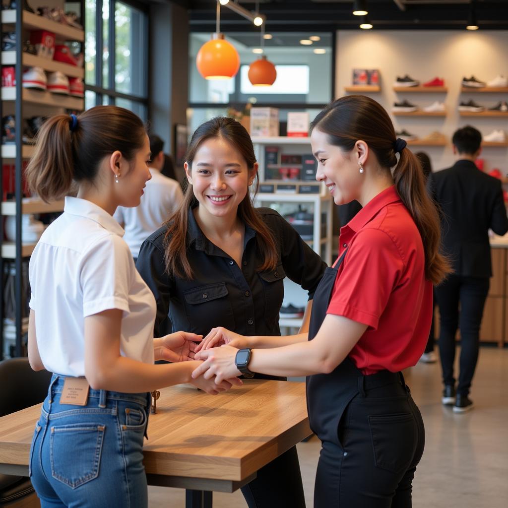Dịch vụ hậu mãi shop chân đế Vincity: Hỗ trợ tận tình