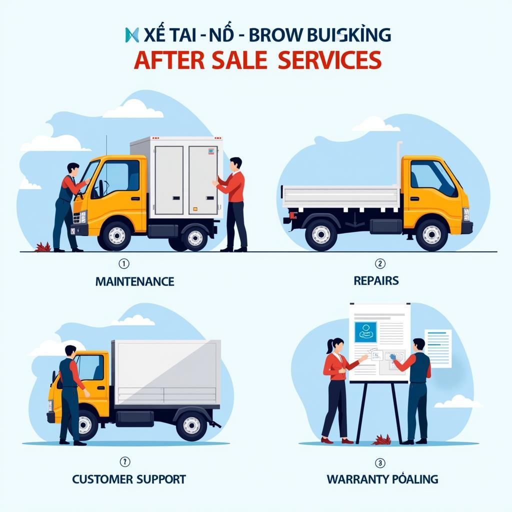 Dịch vụ hậu mãi chu đáo tại Xe Tải Hà Nội