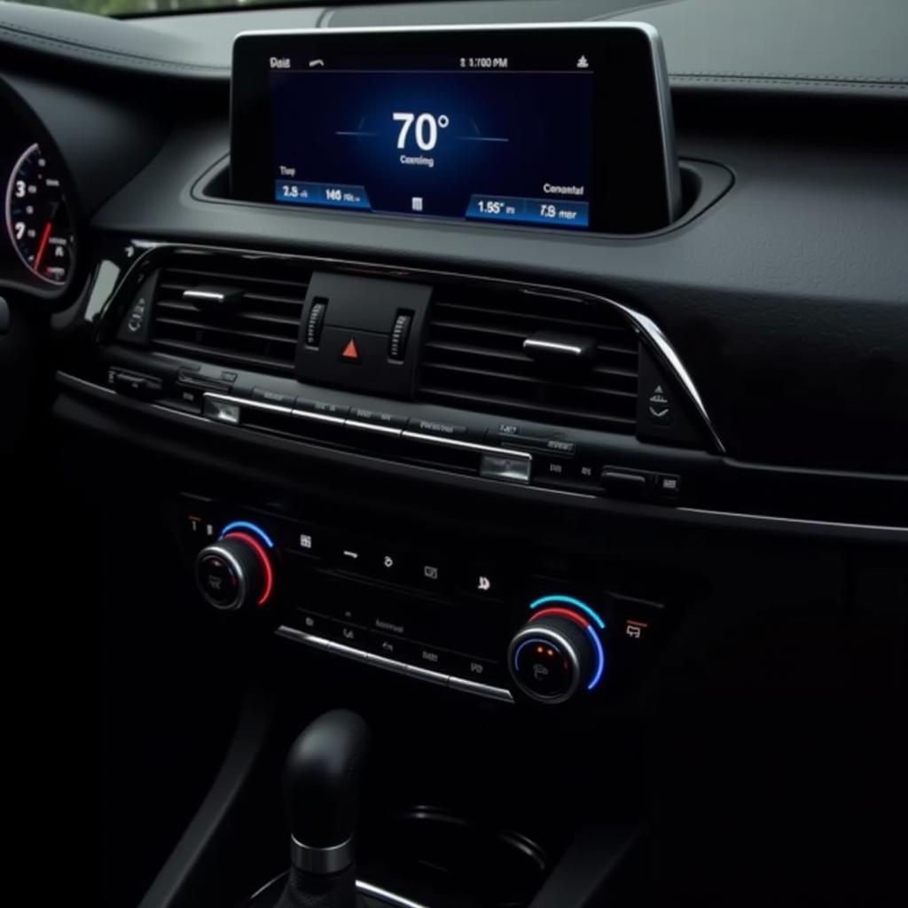 Modern car air conditioning system