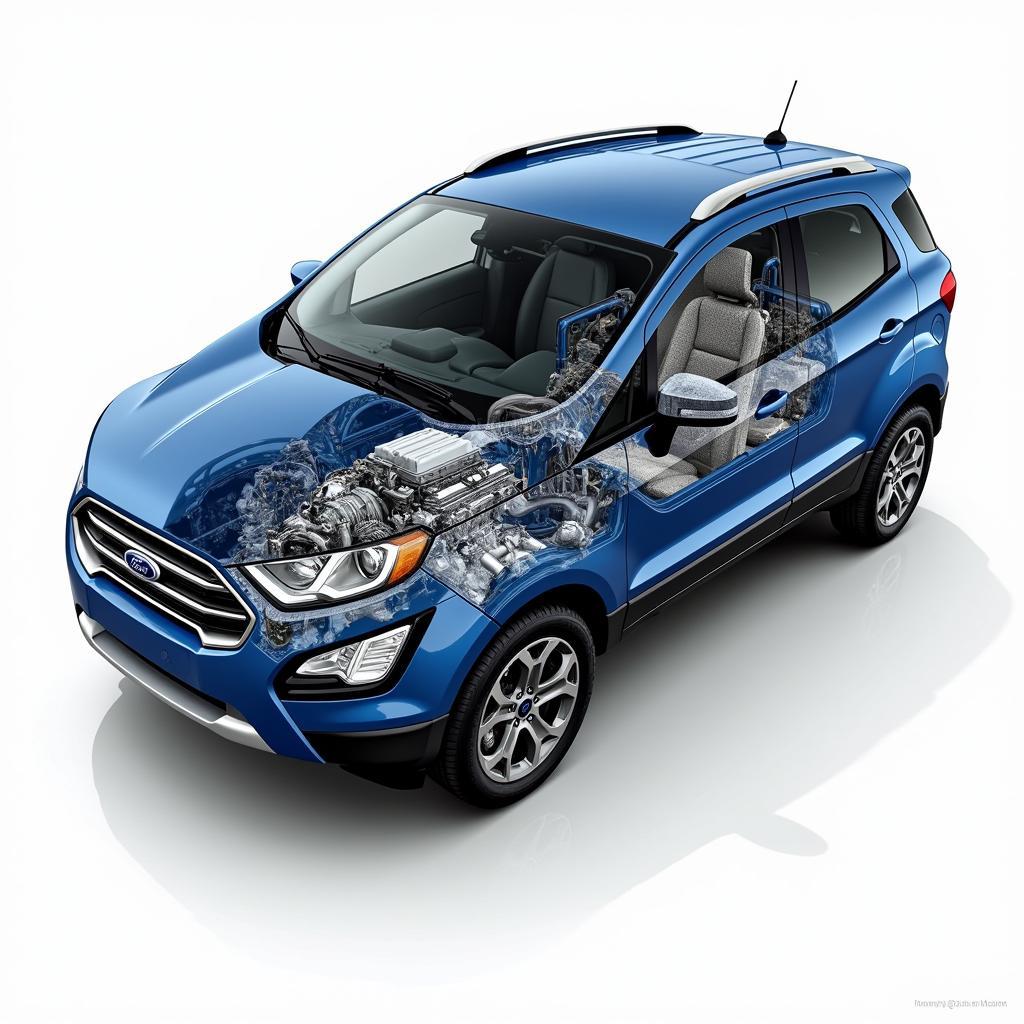 Động cơ Ford Ecosport mạnh mẽ