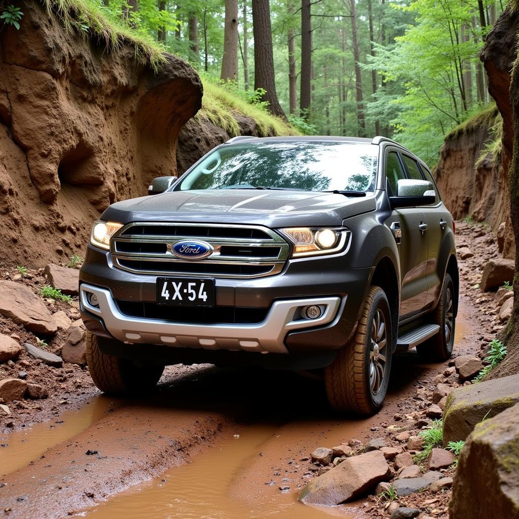 फोर्ड एवरेस्ट 2015 ऑफ-रोडिंग