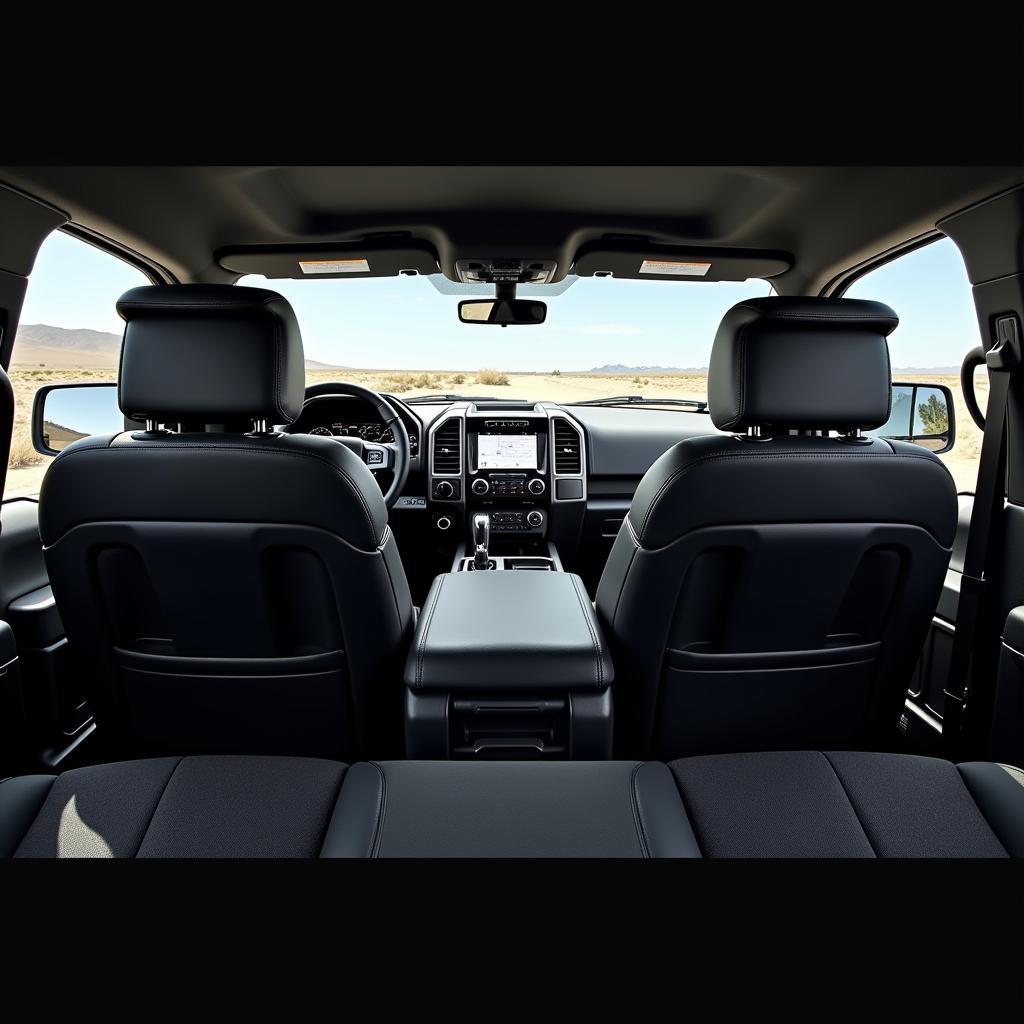 Nội thất sang trọng của Ford F-150 Raptor