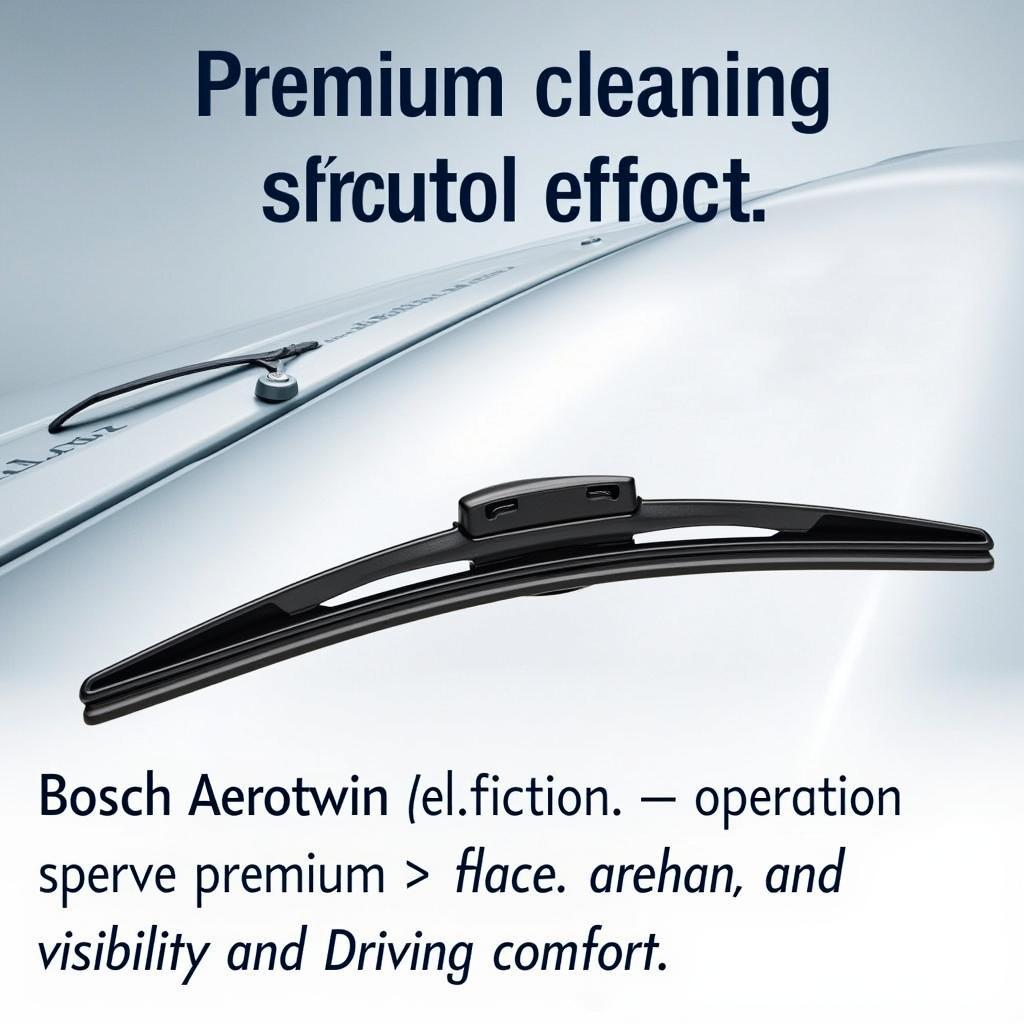 Bosch Wiper Blades: Crystal-Clear Vision for Safe Driving