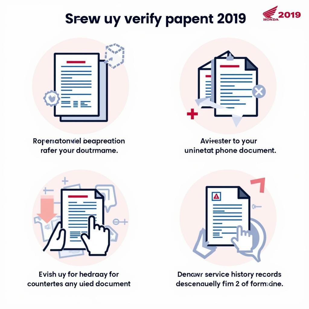 Checking paperwork for a used 2019 Honda Vario