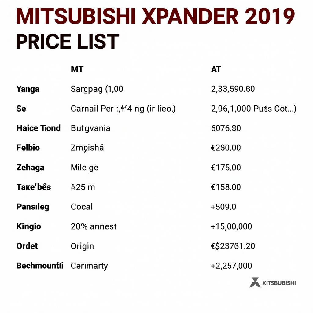 Xe Ô Tô Mitsubishi Xpander 2019 Giá Bao Nhiêu?