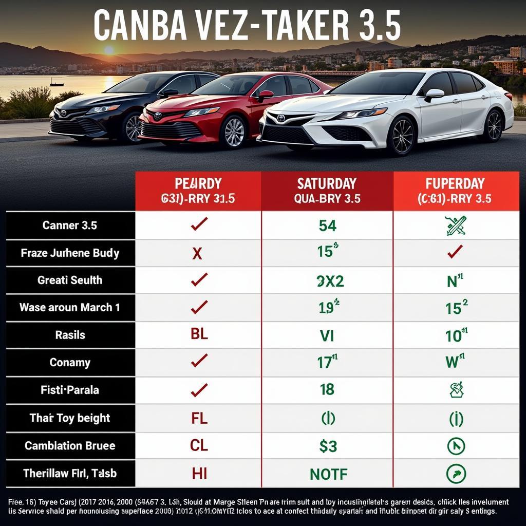 Toyota Camry 3.5 Price Guide: Find Your Perfect Sedan