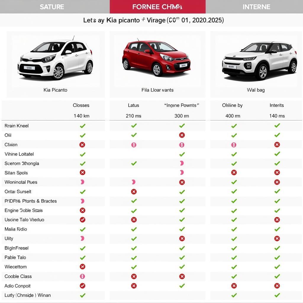 Giá xe Picanto so sánh đối thủ