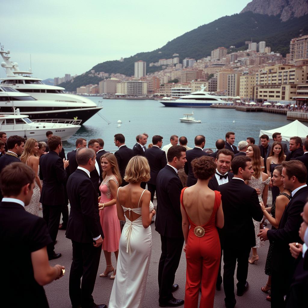 Festa dopo il Gran Premio di Monaco
