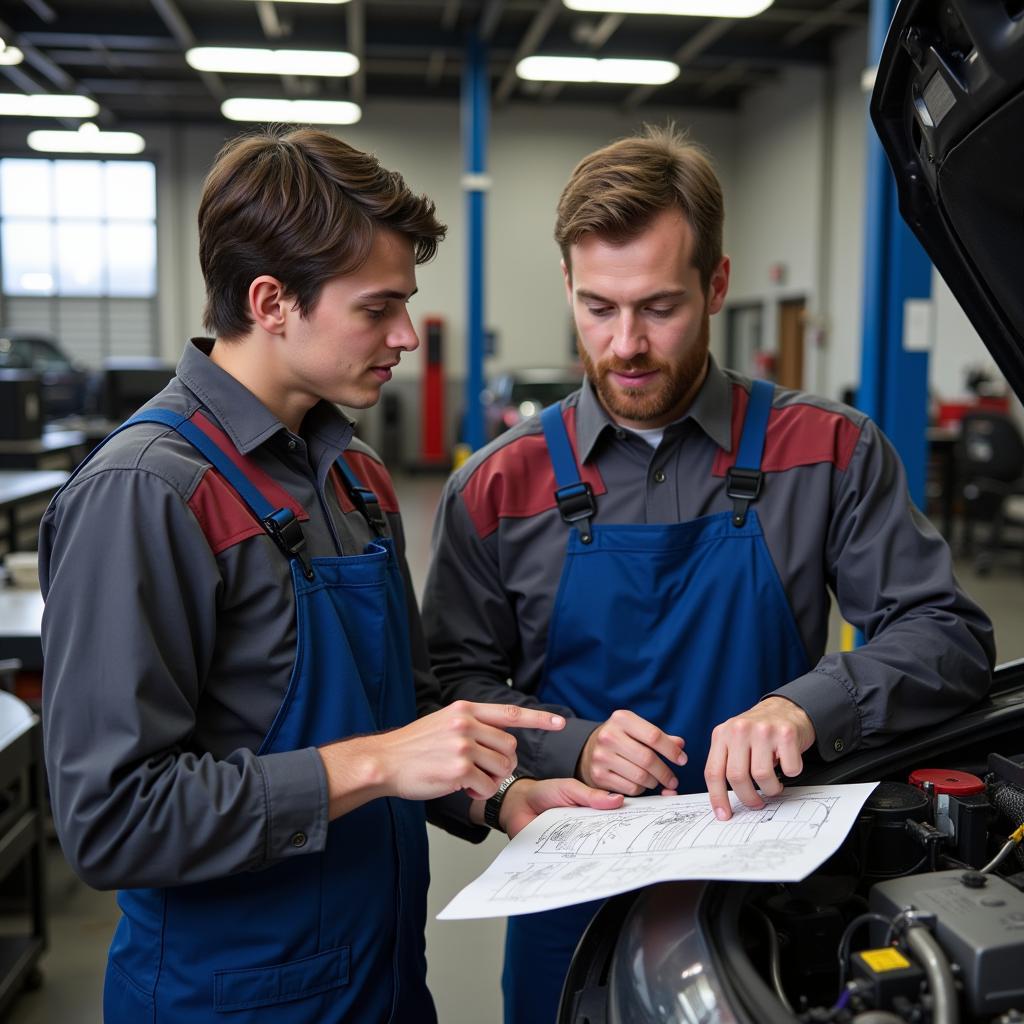 Mẫu Báo Cáo Thực Tập Gara Ô Tô