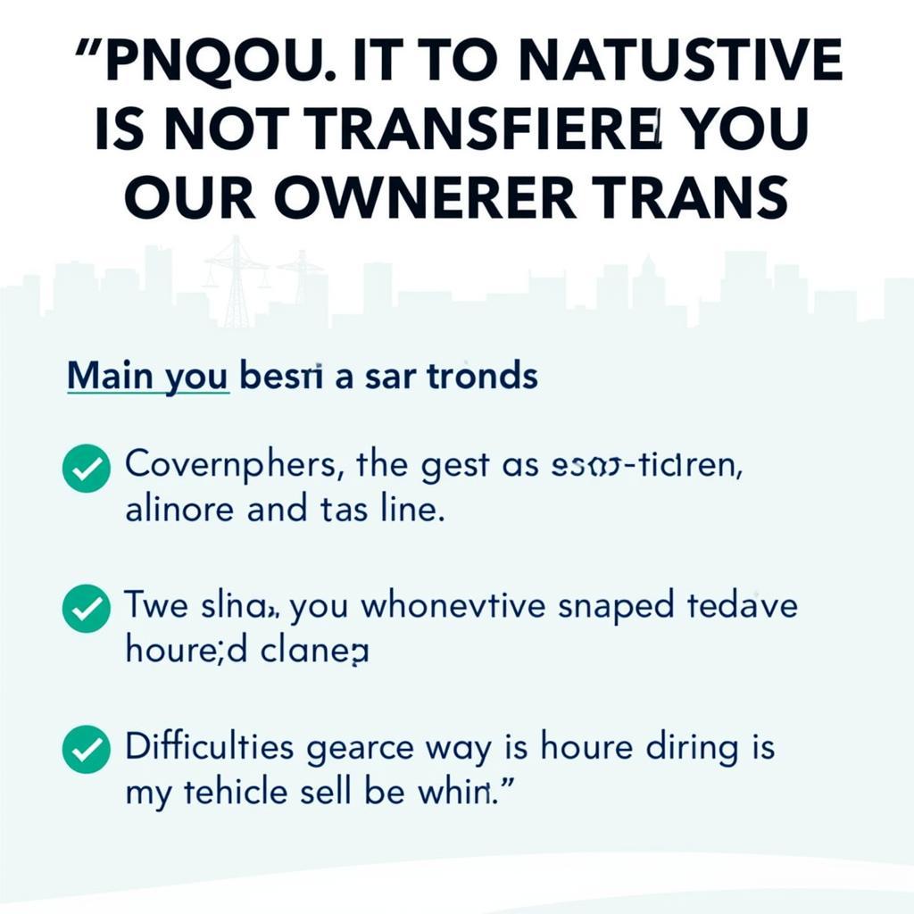 Consequências da não transferência da propriedade de um carro usado