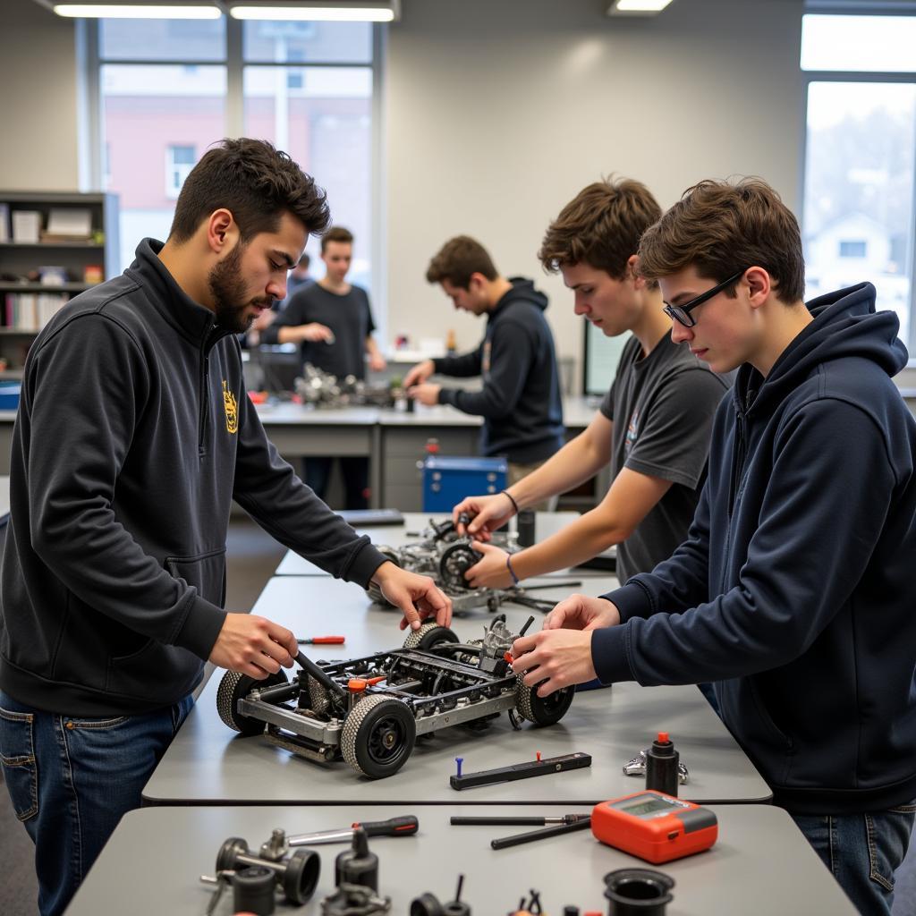 Học ngành cơ khí ô tô