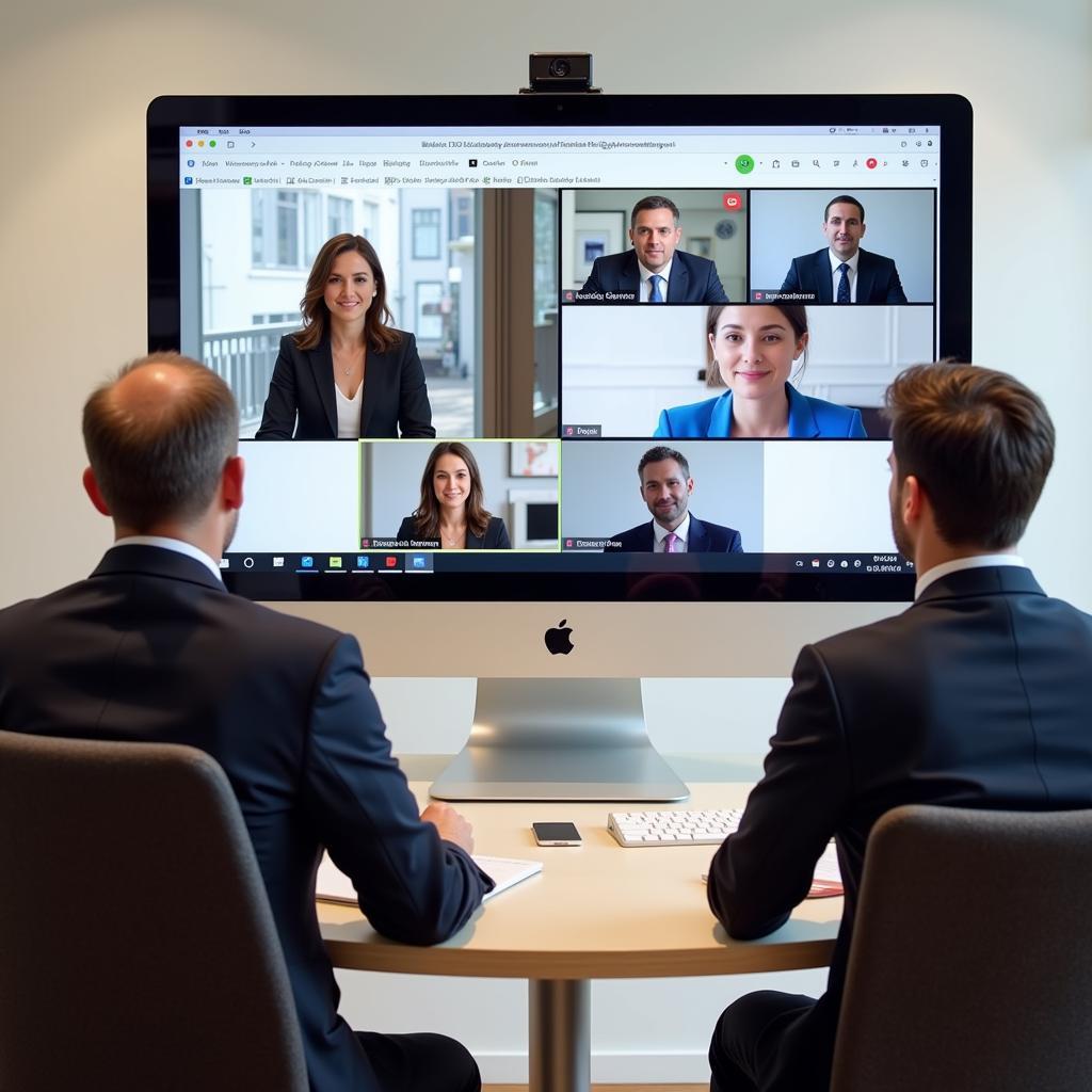 Họp báo trực tuyến hiện đại