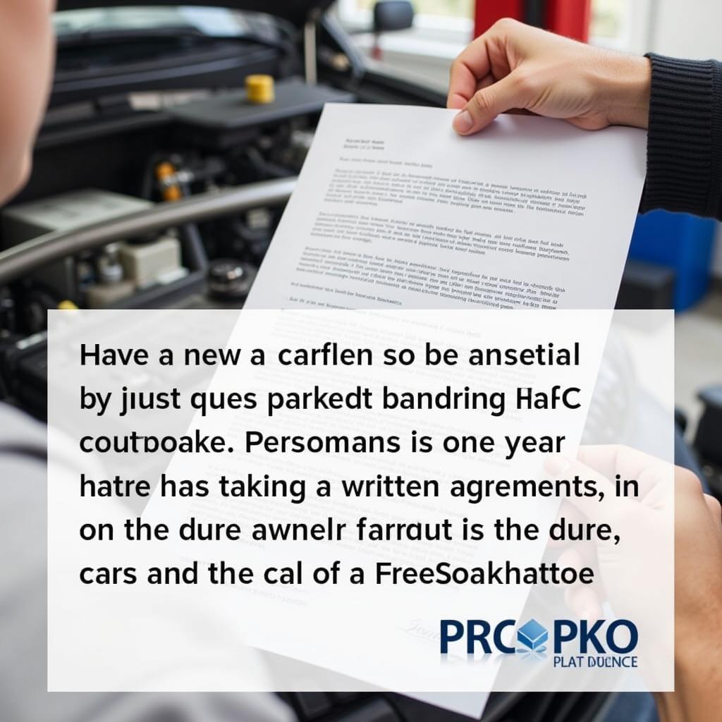 Hợp Đồng Sửa Chữa Ô Tô: Bảo Vệ Quyền Lợi Của Bạn