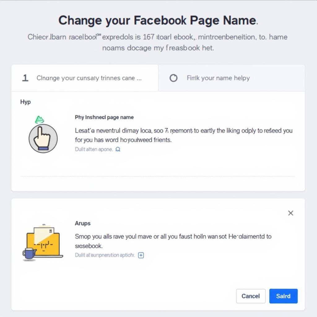 Chính Sách Đổi Tên Fanpage Facebook
