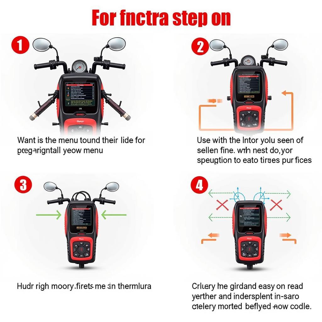 How to use a motorcycle scan tool