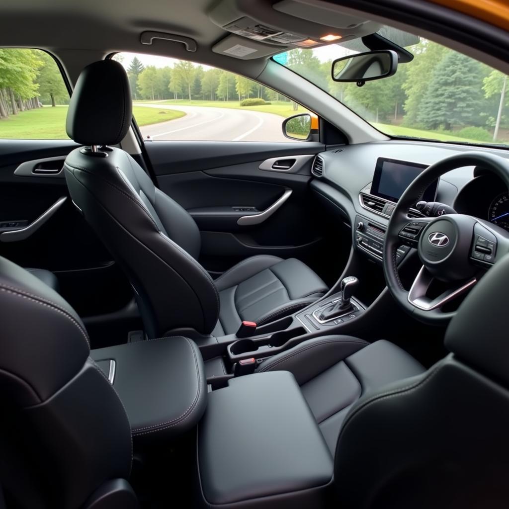 Đánh giá nội thất Hyundai Elantra 2019 2.0