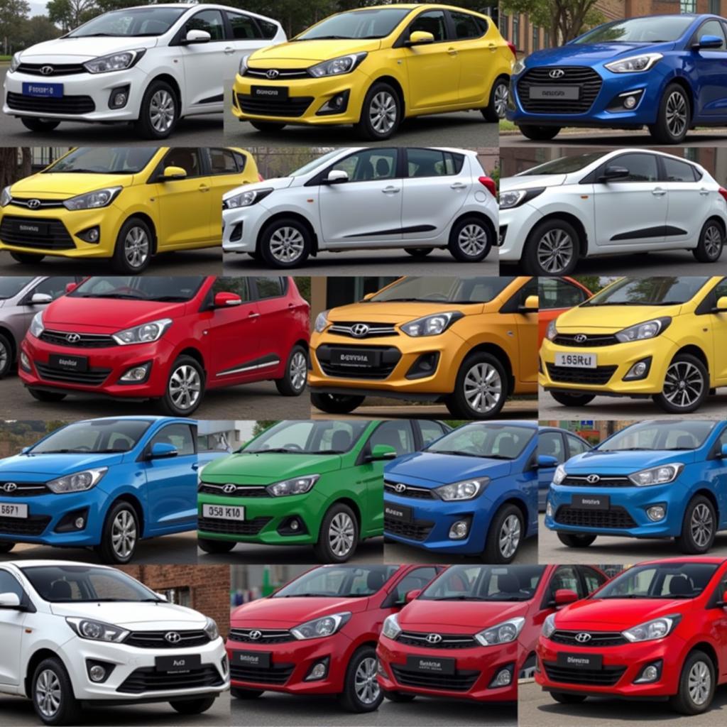 Hyundai Grand i10 màu sắc đa dạng