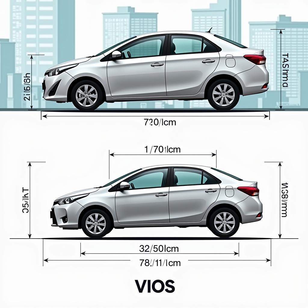 Kích Thước Xe Ô Tô Toyota Vios: Thông Tin Chi Tiết