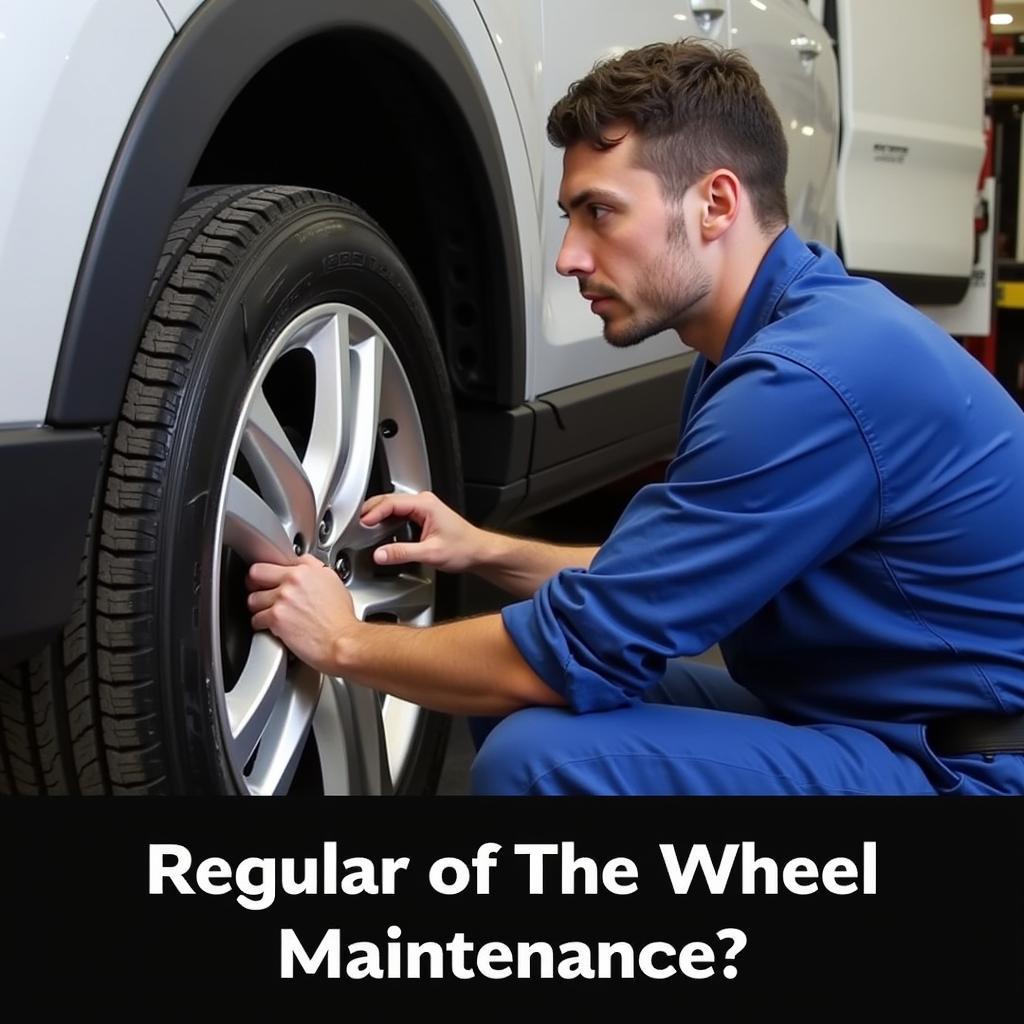 Kiểm tra bánh xe ô tô