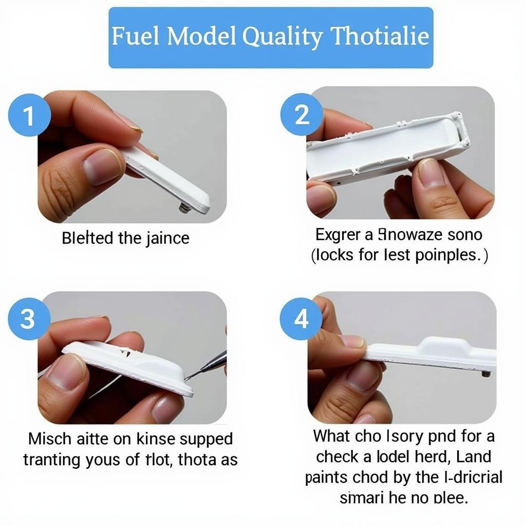 Kiểm tra chất lượng mô hình xe trước khi mua