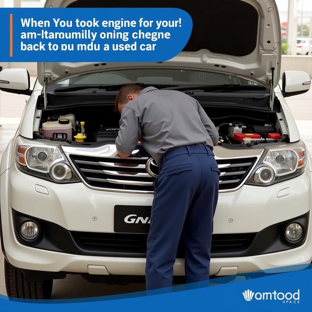 Kiểm tra động cơ Fortuner 2011