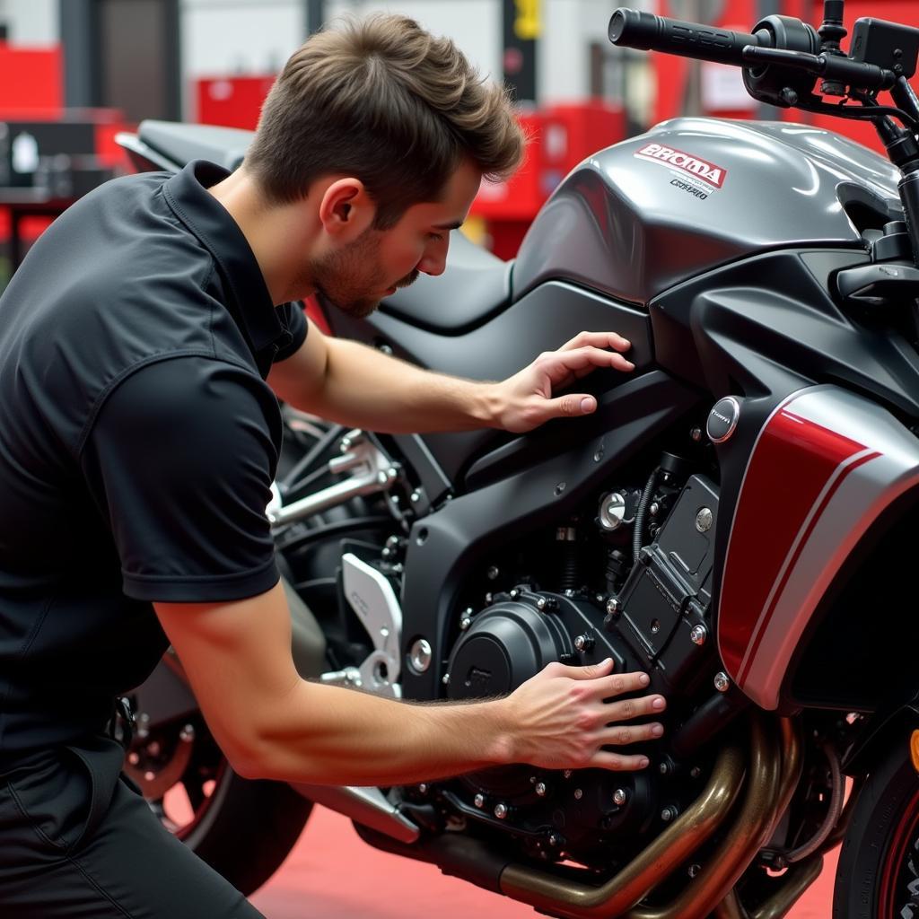 Kiểm tra động cơ Honda CB300R 2019