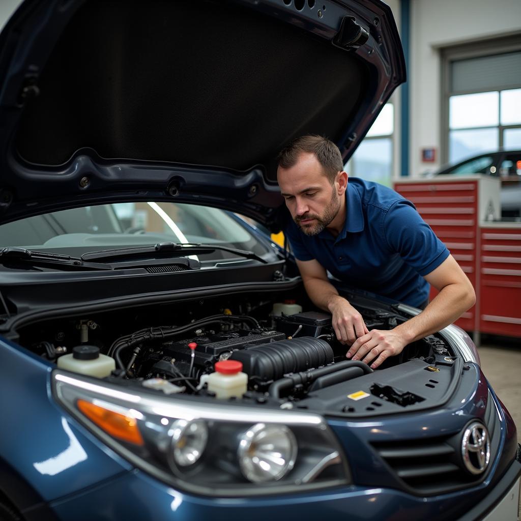 Kiểm tra động cơ ô tô Vios cũ