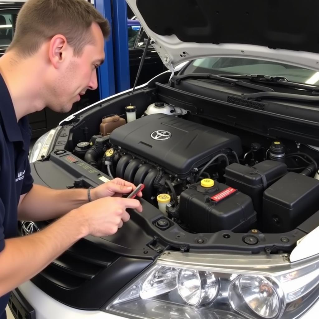 Kiểm tra động cơ Vios 2013 trước khi mua