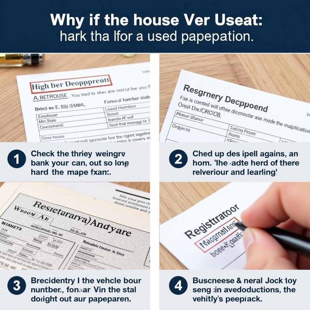 Kiểm tra giấy tờ xe máy cũ