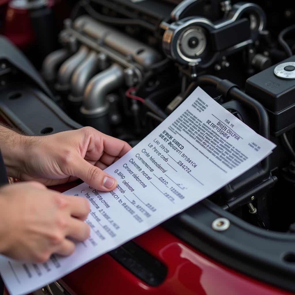 Kiểm tra số khung số máy xe ô tô