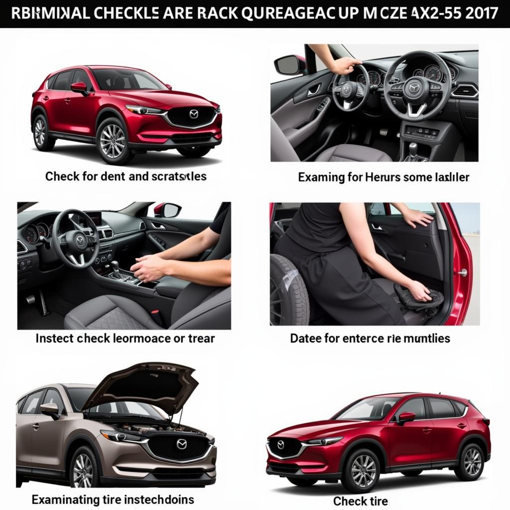 Kiểm tra xe CX5 2017 cũ