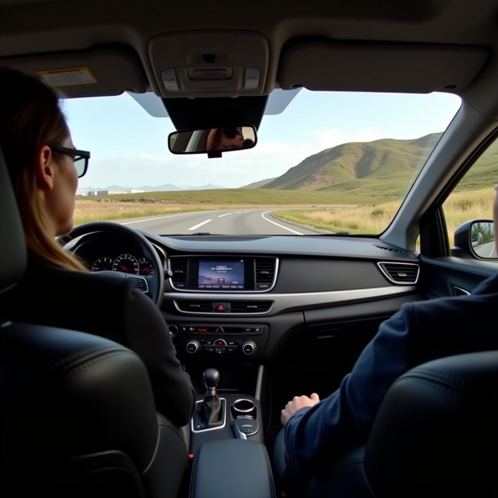 Test driving a 2018 Kia Forte