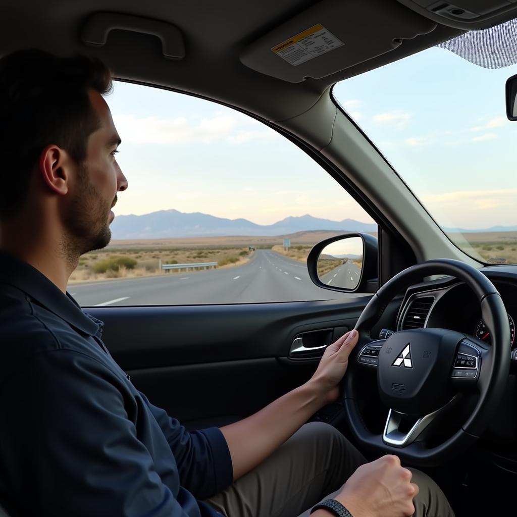 Lái thử xe Outlander cũ