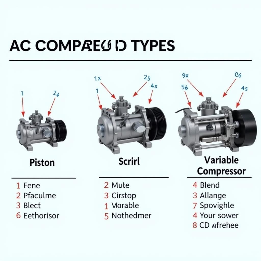 Types of Car AC Compressors - XE TẢI HÀ NỘI