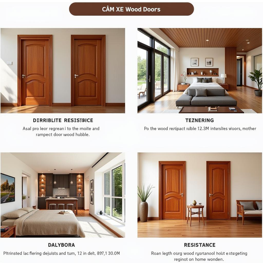 Benefits of Căm Xe wood doors for your home