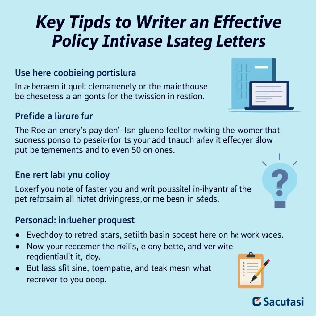 Lời Khuyên Viết Thư Chào Chính Sách