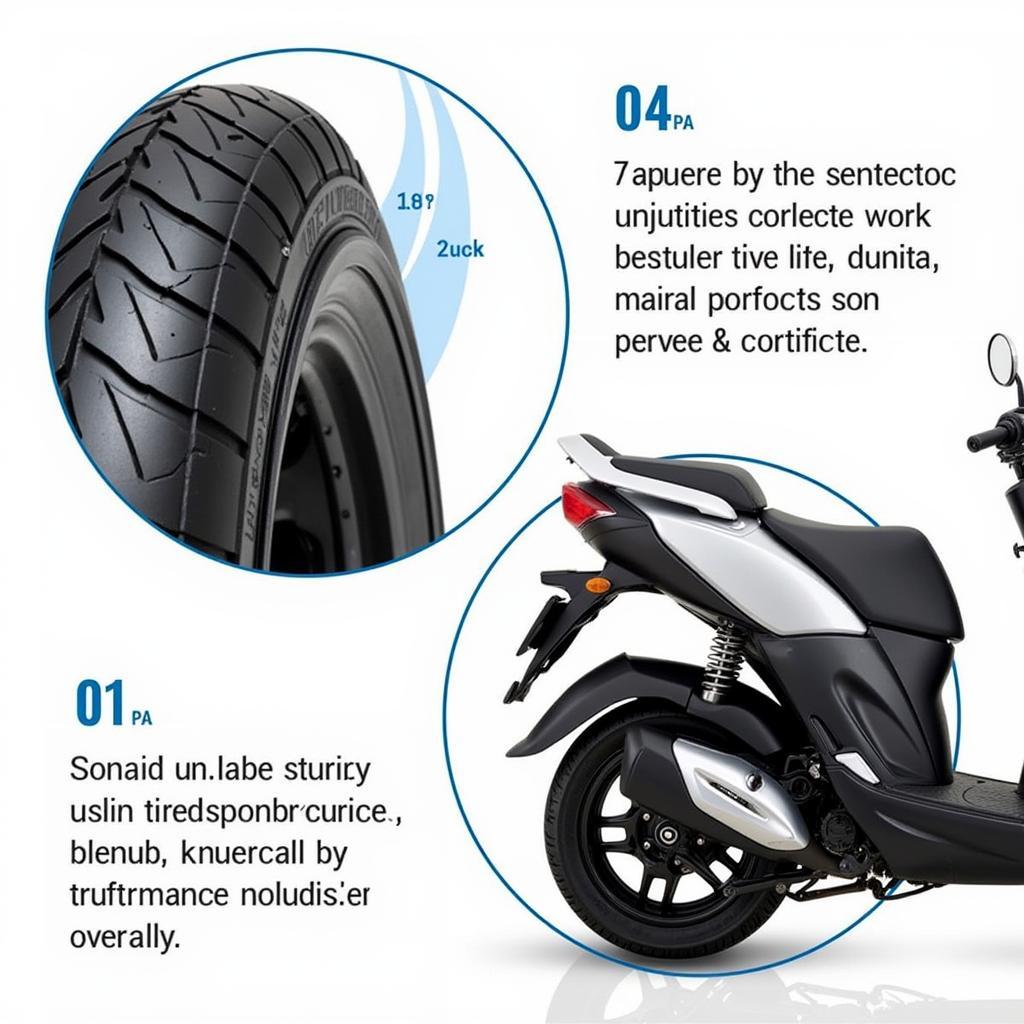 Lốp không săm xe AirBlade