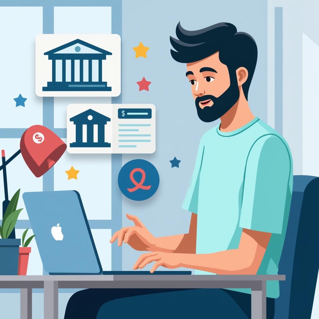 Choosing a reputable bank with a strong security policy