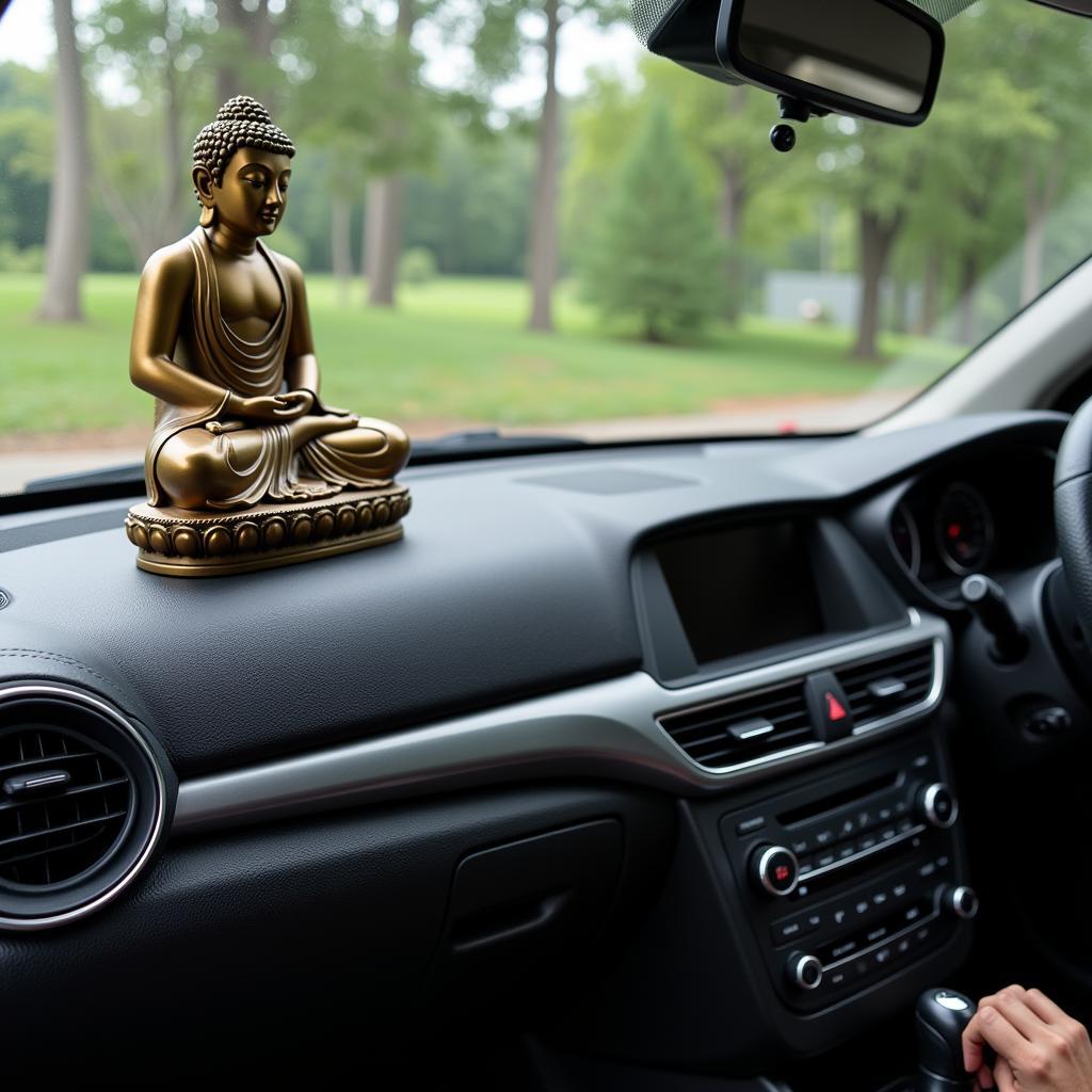 Lưu ý đặt tượng Hư Không Tạng Bồ Tát trong xe