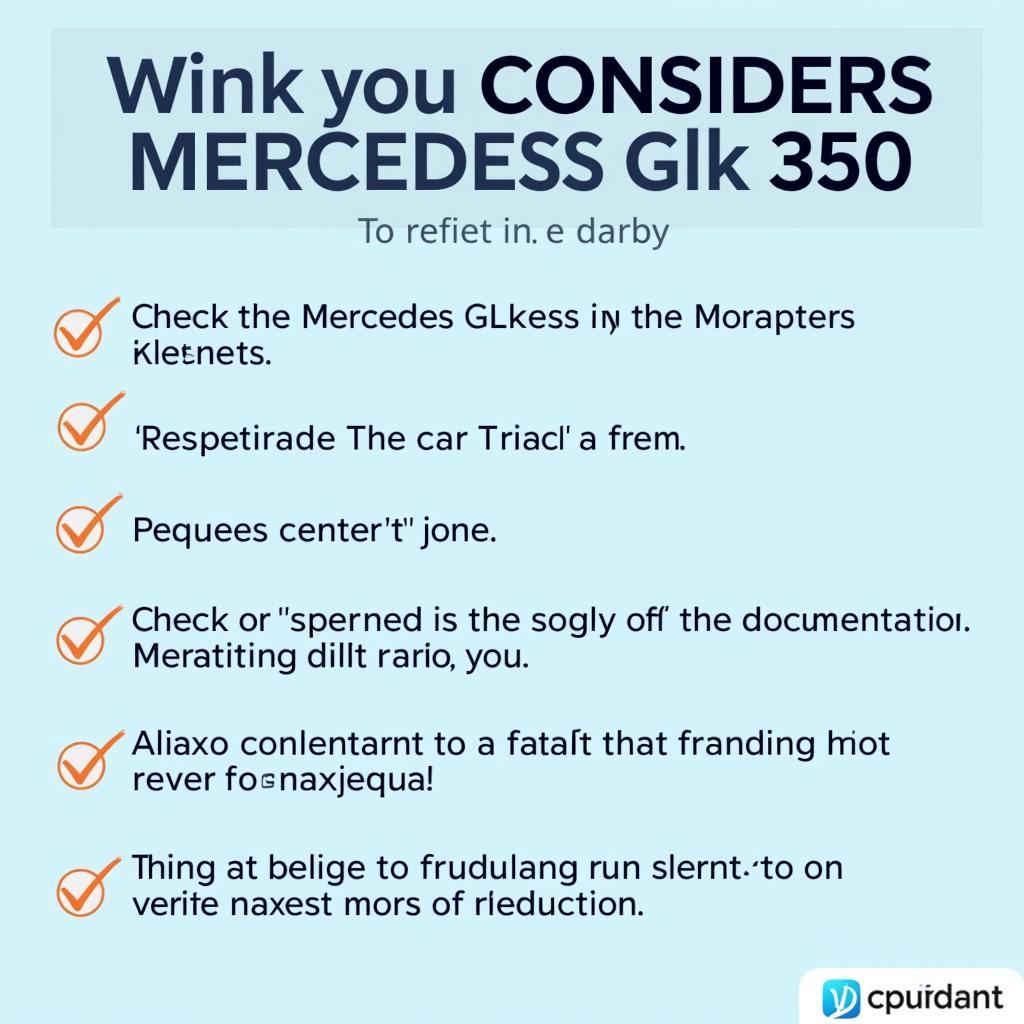 Lưu ý khi mua xe Mercedes GLK 350 cũ