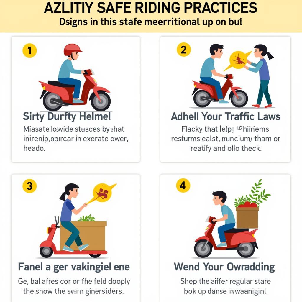 Safety precautions for mini gas motorcycles