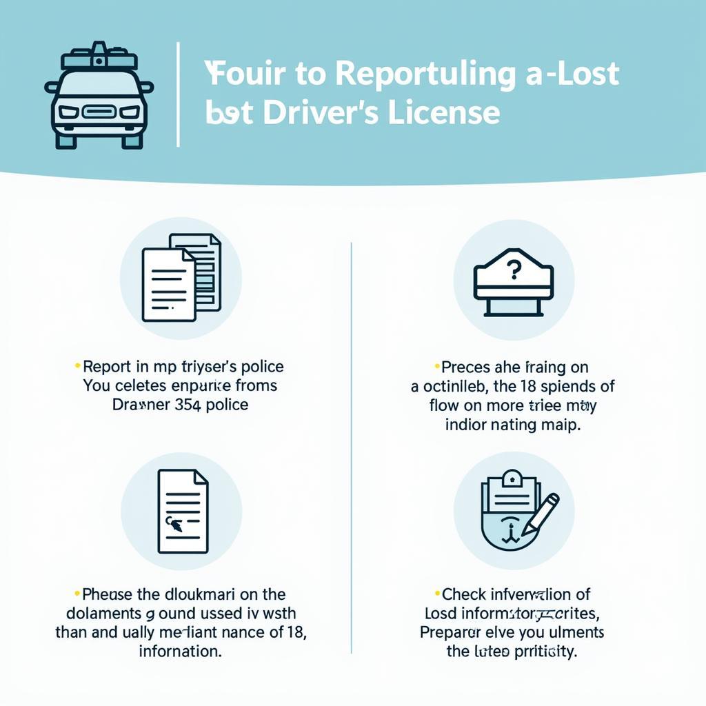 Lưu ý quan trọng khi báo mất bằng lái