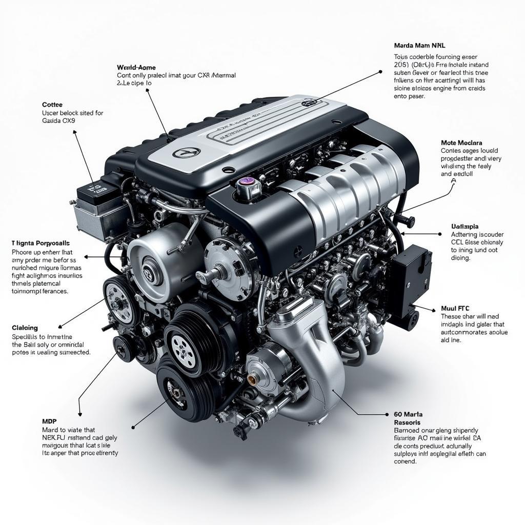 Mazda CX9 Động Cơ