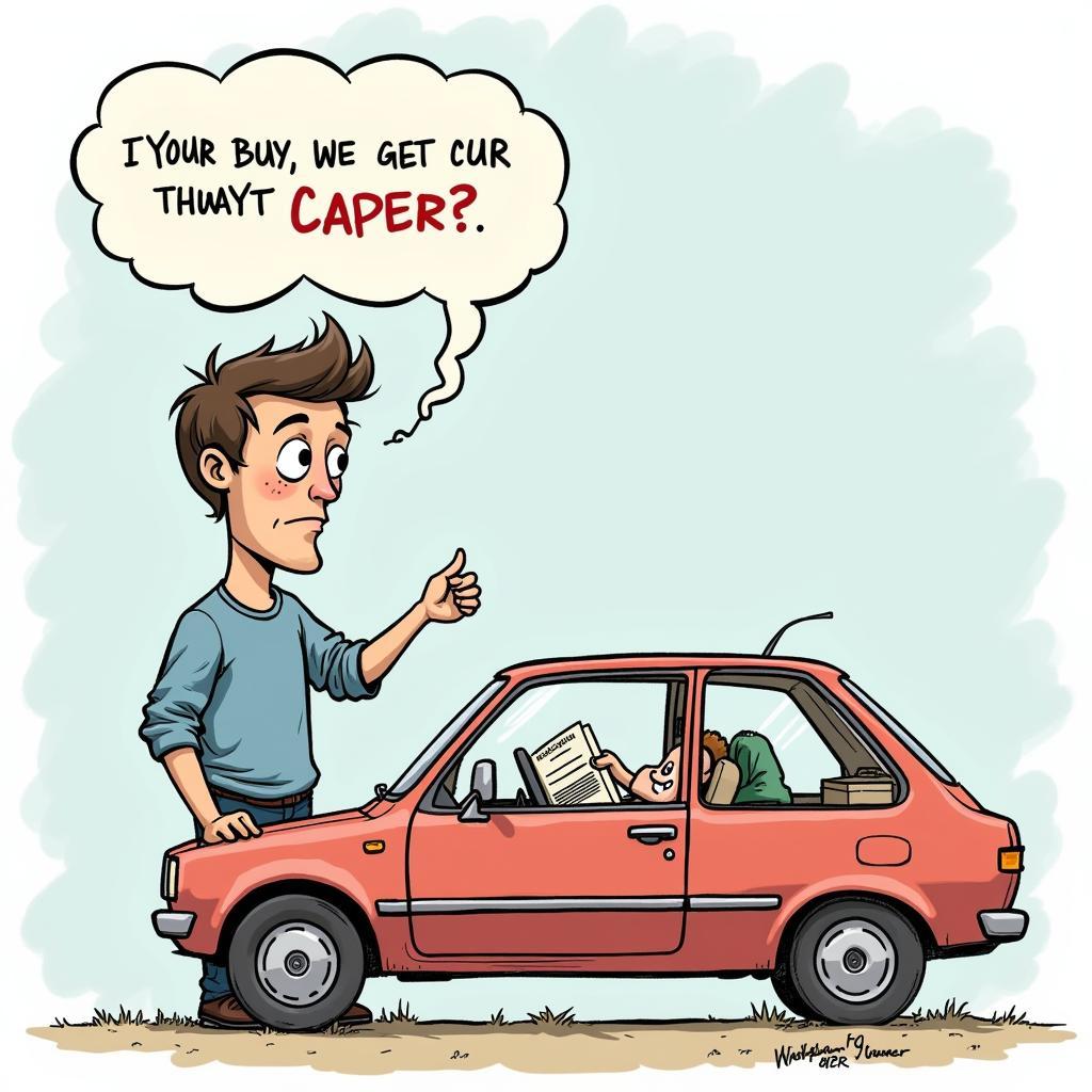 Nguyên nhân mua xe ô tô không giấy tờ