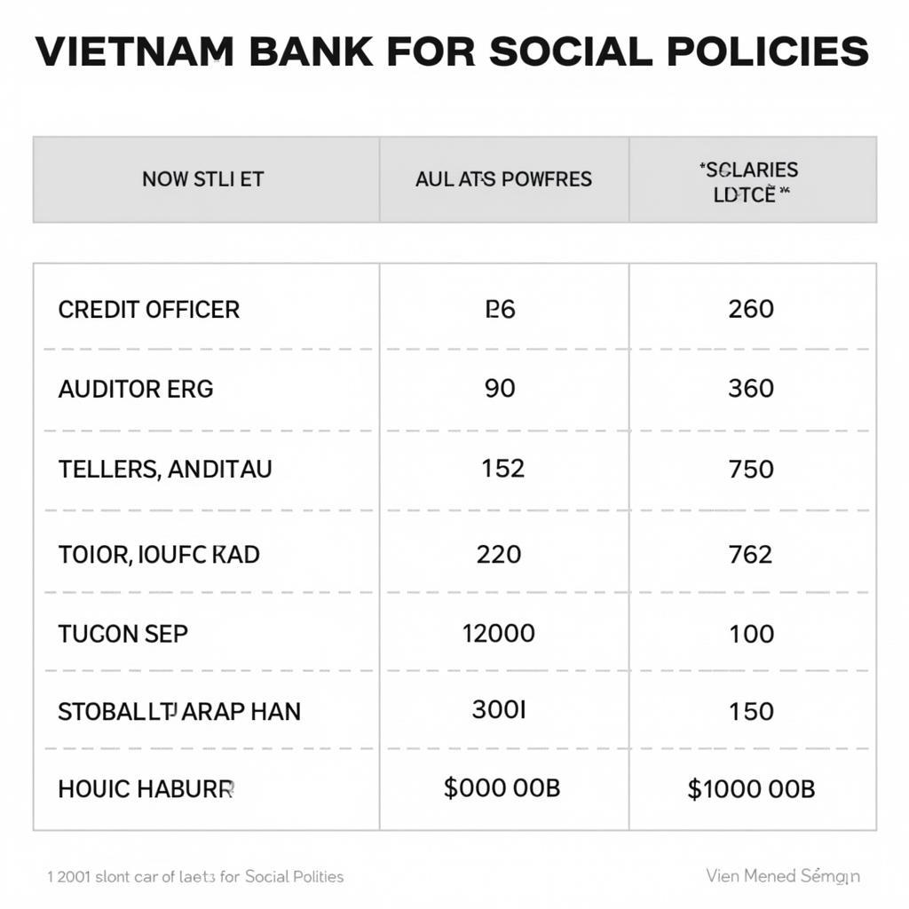 Vietnam Bank for Social Policies: Salaries, Benefits, and Career Growth
